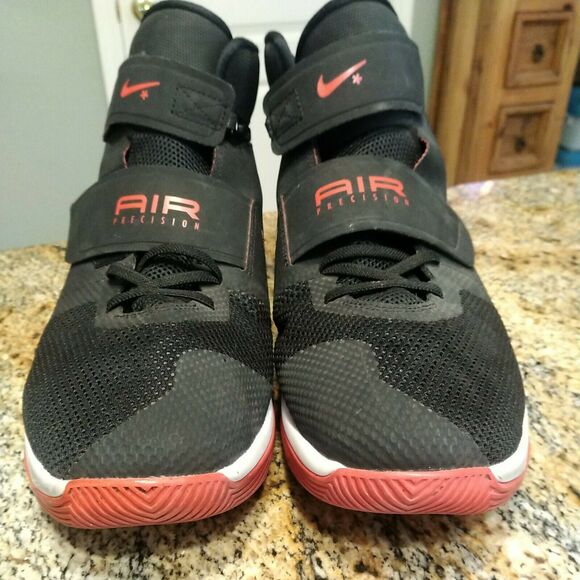 Nike Air Precision Flyease 917500-006 Black And Red Size 14 - Picture 10 of 12